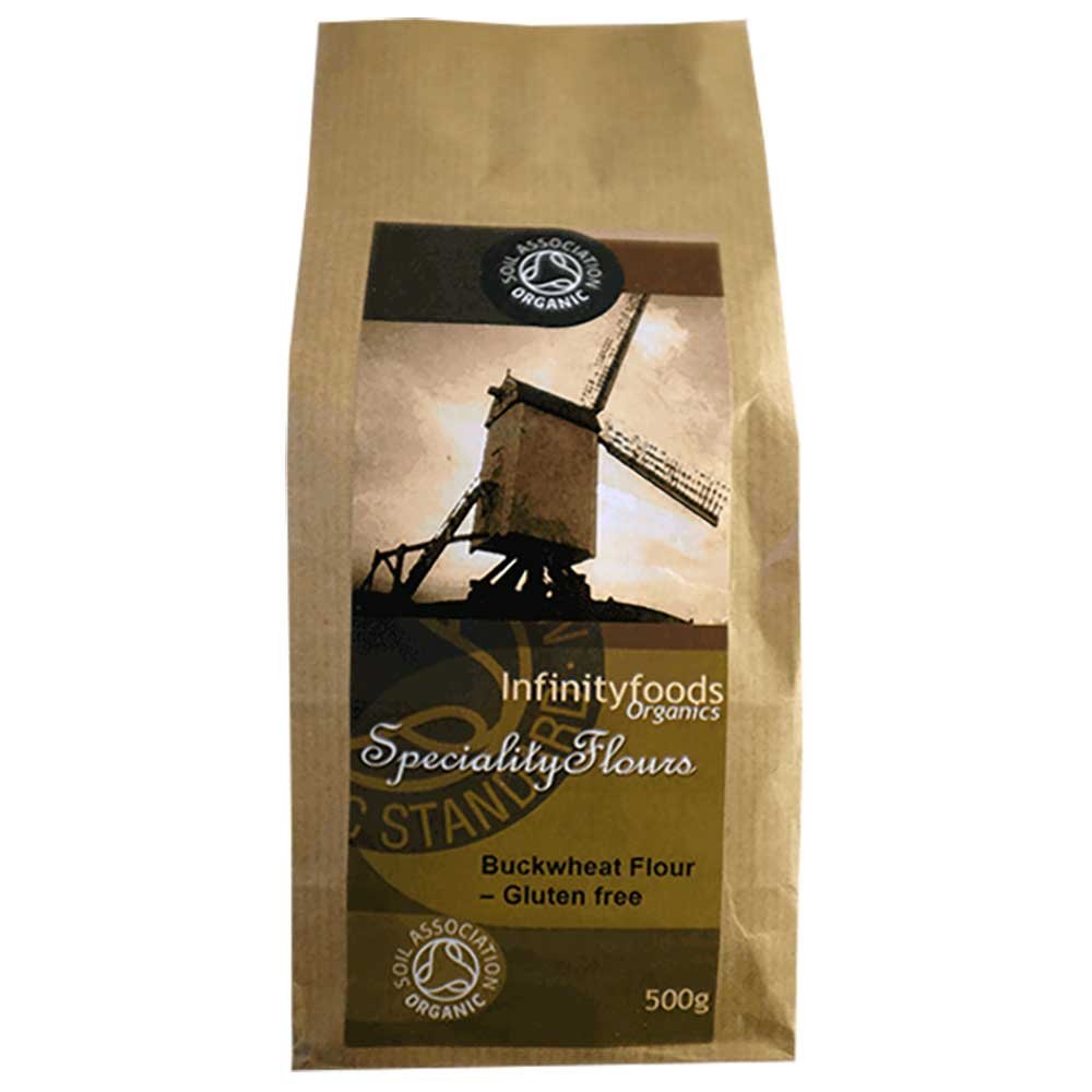 Infinity Foods Organic Buckwheat Flour 500g pack