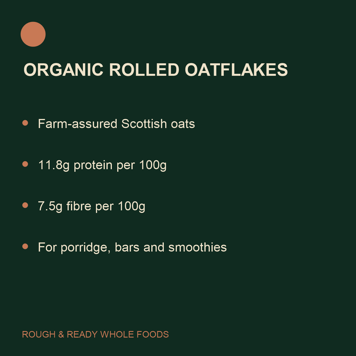 Infinity Foods bulk organic rolled oatflakes benefits