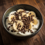 Organic cacao nib breakfast bowl