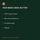 Raw mixed seed butter product facts