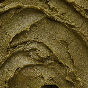 Extreme close-up of Carley's Organic Roasted Pumpkin Seed Butter