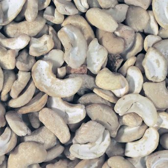 Cashew Nut Pieces — extreme close-up