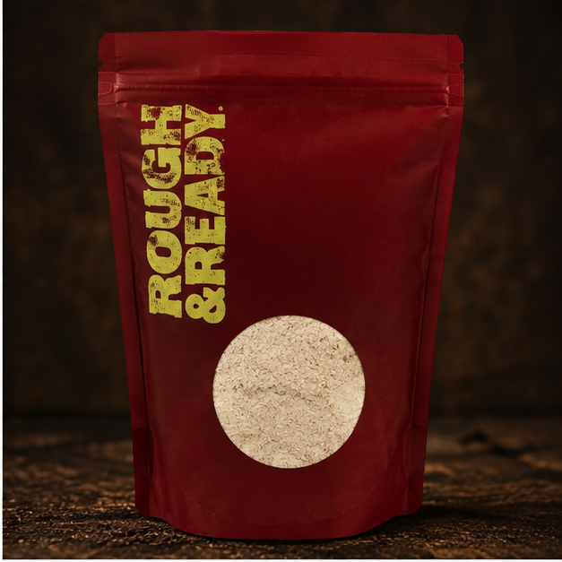 Rough & Ready pouch with chapati flour window