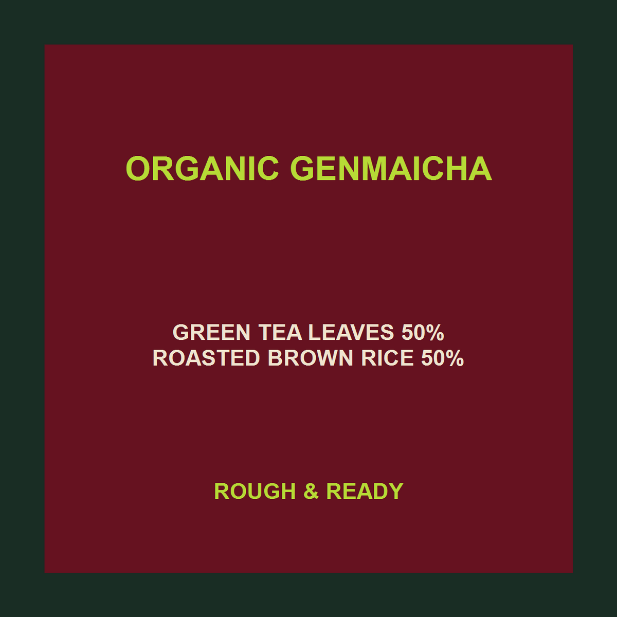 Clearspring Organic Genmaicha Green Tea Bags — product facts