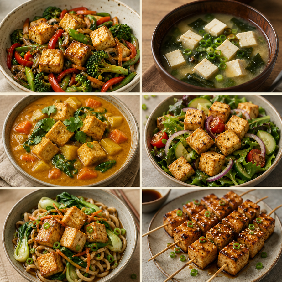 Six serving ideas for firm tofu