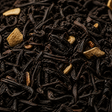 Organic Earl Grey loose tea extreme close-up