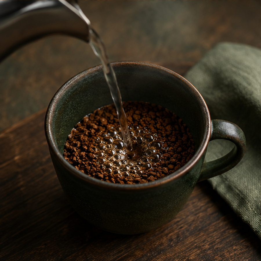 Clipper Organic House Blend Instant Coffee — practical preparation idea