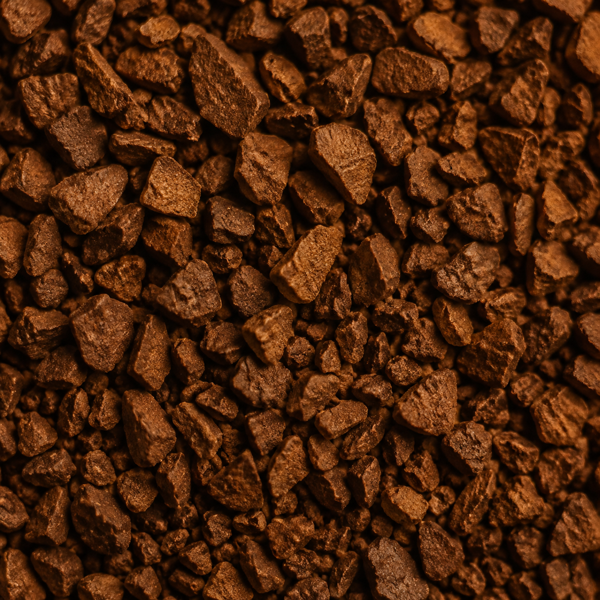 Clipper Organic Instant Decaf Coffee extreme close-up