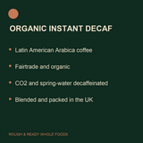 Clipper Organic Instant Decaf Coffee product facts