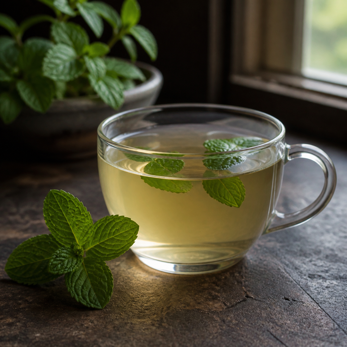 Clipper Organic Peppermint Infusion serving suggestion