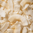 Extreme close-up of coconut chips