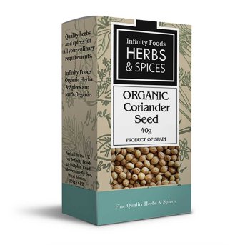 Authentic Infinity Foods Organic Coriander Seed pack