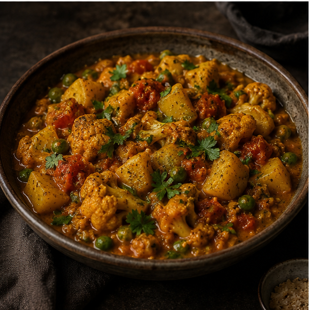 Medium curry powder vegetable curry