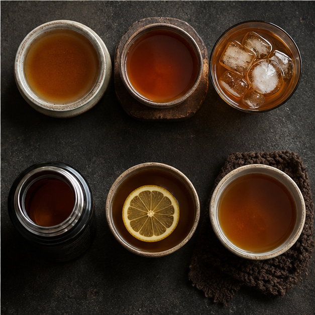 Six ways to serve organic dandelion tea