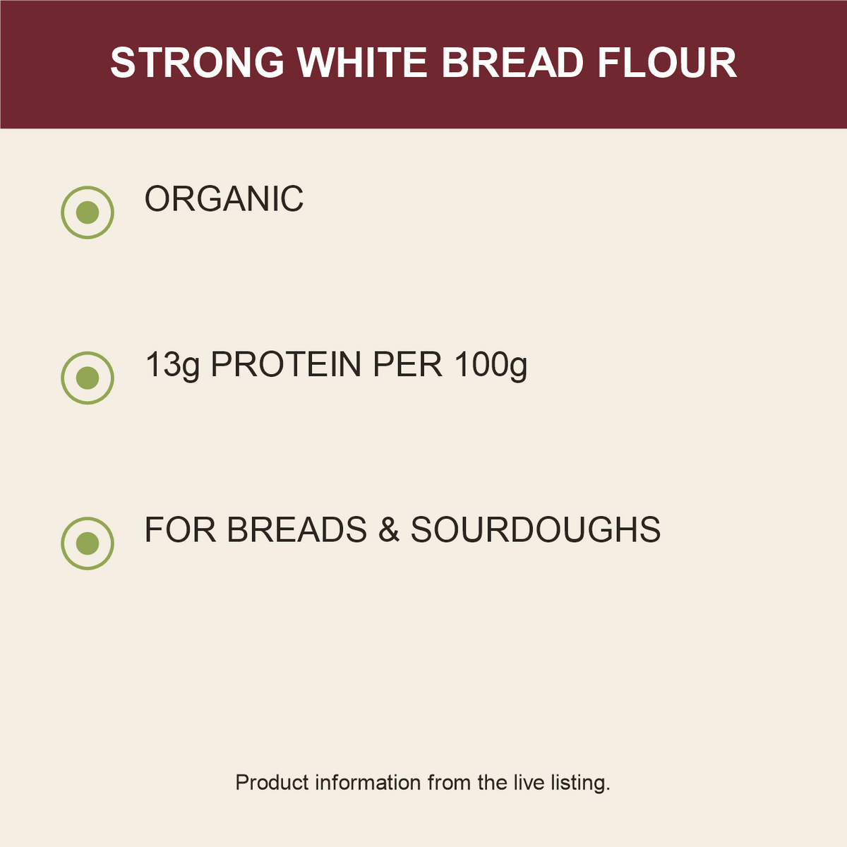 Strong white bread flour benefits