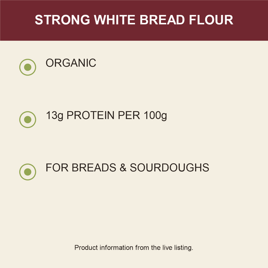 Strong white bread flour benefits