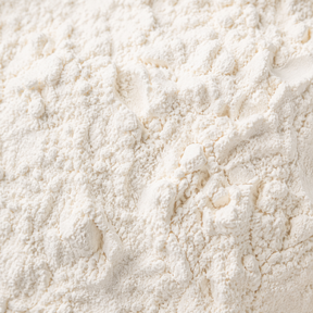 Extreme macro of strong white bread flour