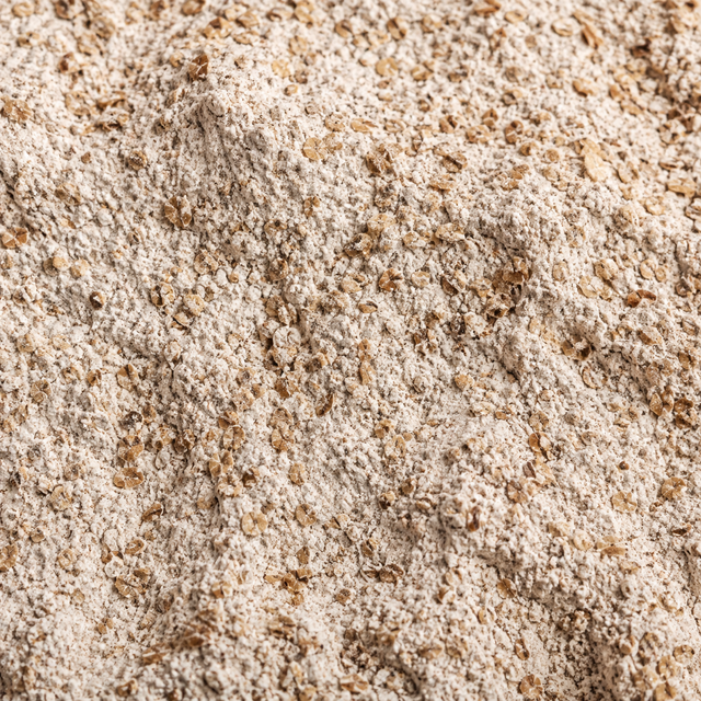 Doves Farm Organic Malthouse Bread Flour — extreme close-up product hero
