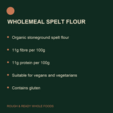 Doves Farm Organic Wholemeal Spelt Flour product facts
