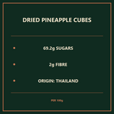 Dried Pineapple Cubes – product facts