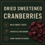 Dried sweetened cranberries product facts