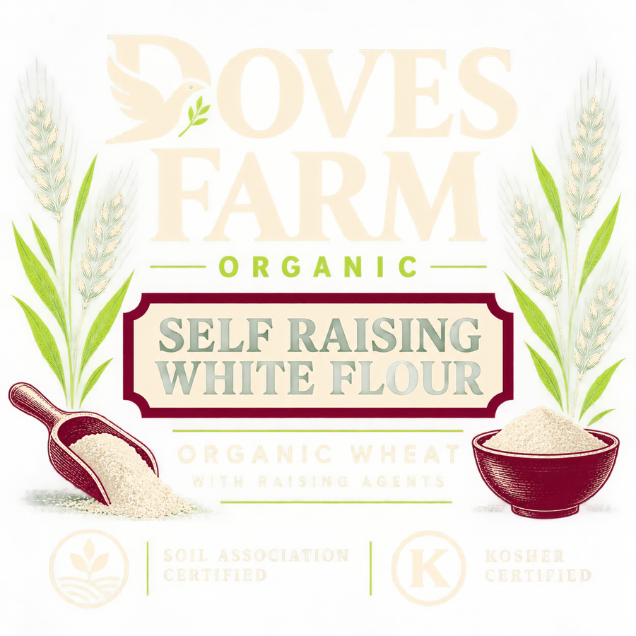 Doves Farm self raising flour supported facts