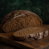 Close textured rye loaf