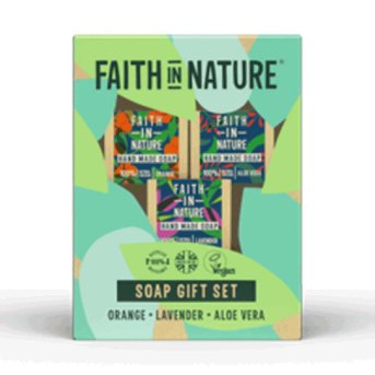 Authentic Faith in Nature three soap gift box