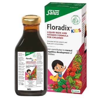 Authentic Floradix Kindervital packaging