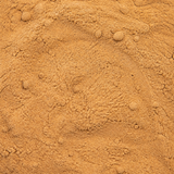 Extreme close-up of fine organic camu camu powder