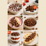 Six serving ideas for chocolate star cereal
