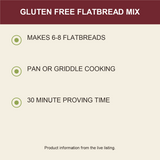Free and Easy Gluten Free Middle Eastern Flatbread — product benefits