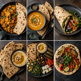 Free and Easy Gluten Free Middle Eastern Flatbread — six serving ideas