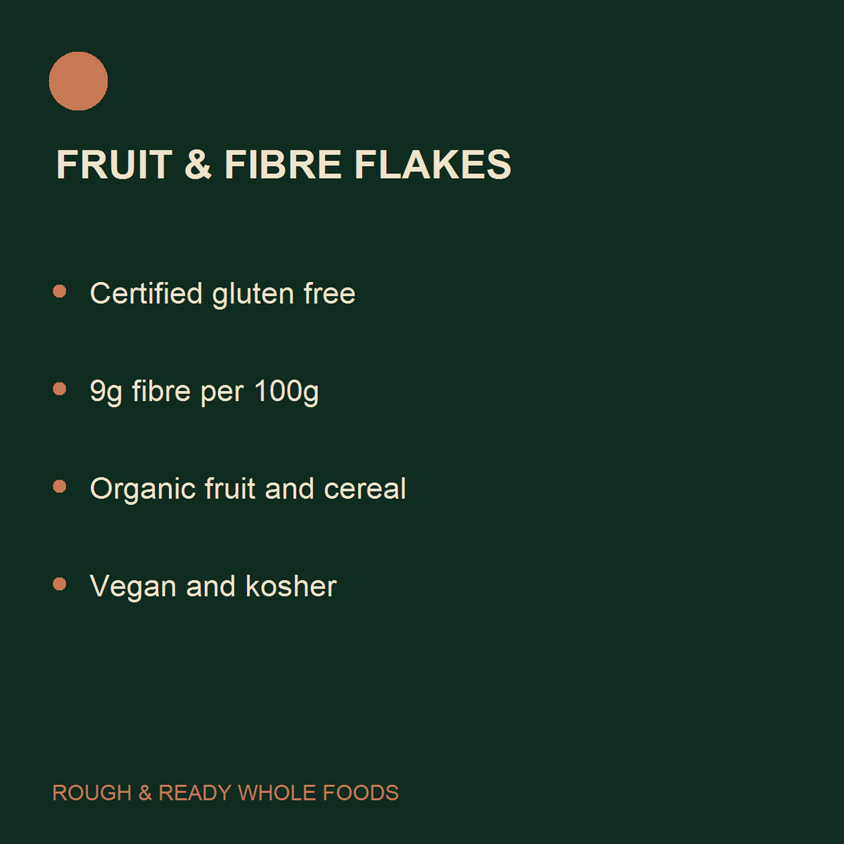 Fruit and fibre flakes product facts