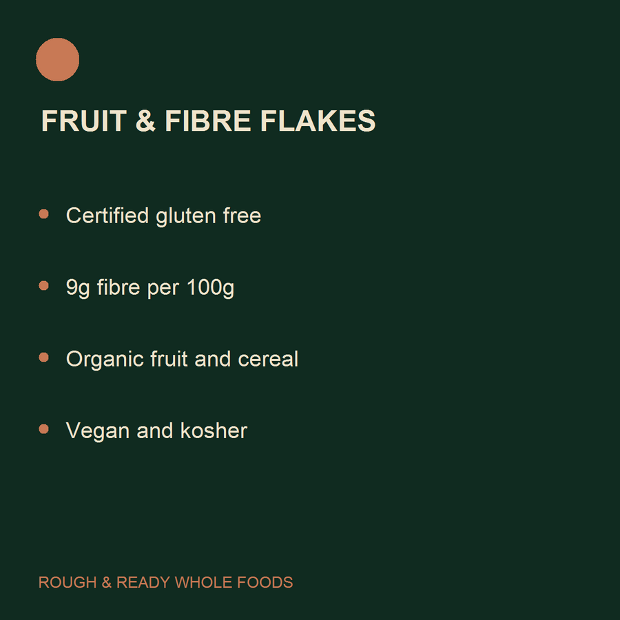 Fruit and fibre flakes product facts