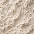 Plain white gluten-free flour extreme close-up
