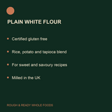 Plain white gluten-free flour product facts