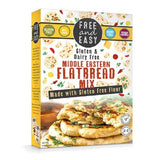 Free and Easy Gluten Free Middle Eastern Flatbread — authentic product packaging