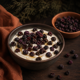 Freeze Dried Blackcurrants - serving suggestion