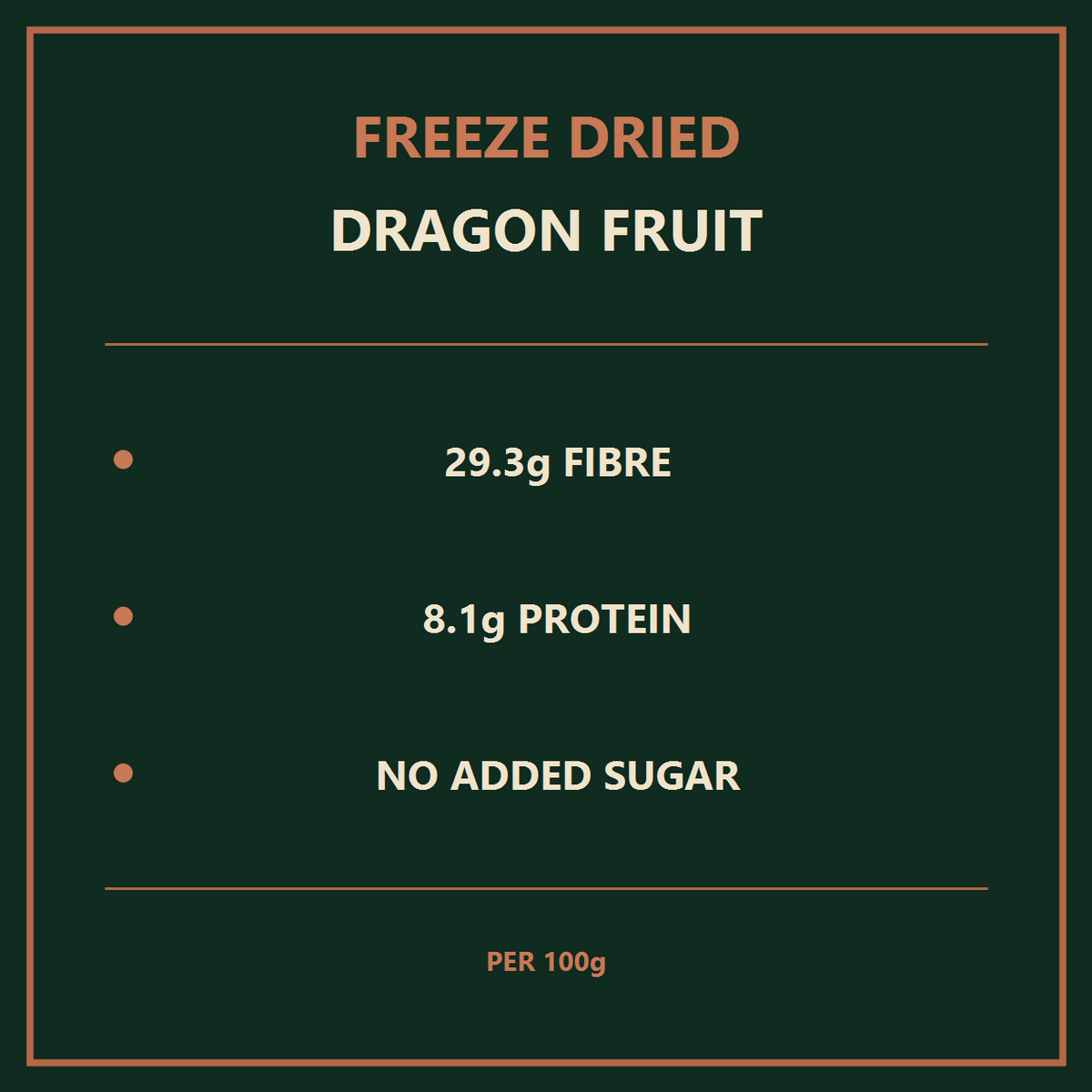 Freeze Dried Dragon Fruit Chunks — benefits