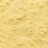 Extreme close-up of freeze-dried pineapple powder