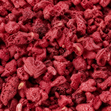 Freeze Dried Raspberry Nibs — extreme close-up