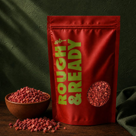 Rough & Ready Freeze Dried Red Berry Nibs pouch