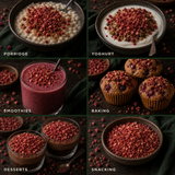 Six ways to enjoy Freeze Dried Red Berry Nibs