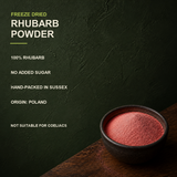 Freeze-dried rhubarb powder product facts