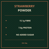 Freeze dried strawberry powder nutrition facts