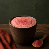 Freeze dried strawberry powder smoothie