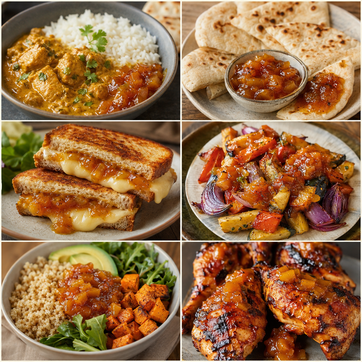 Six serving ideas for mango chutney