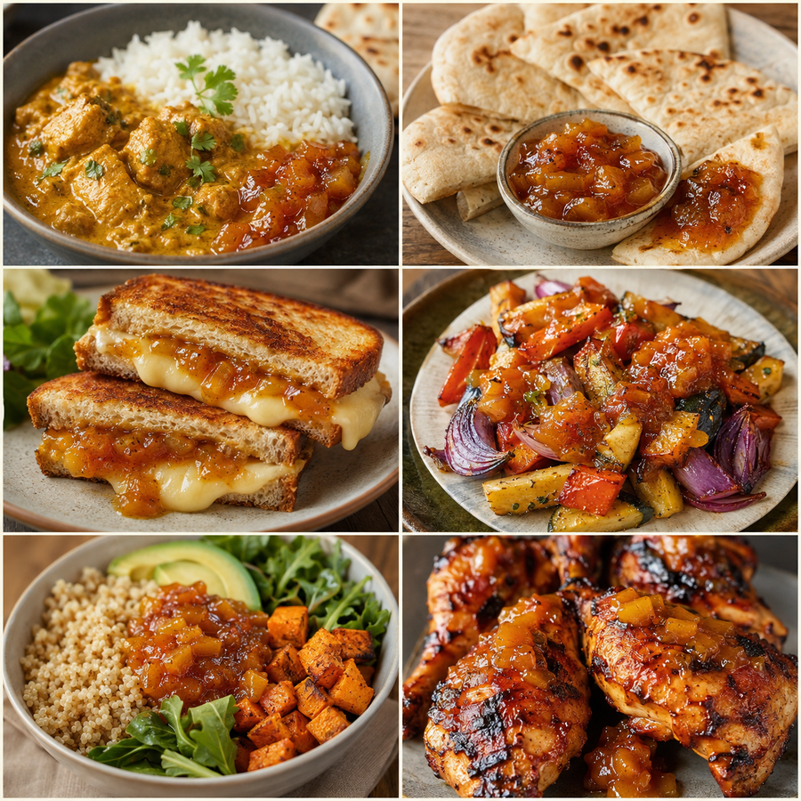 Six serving ideas for mango chutney