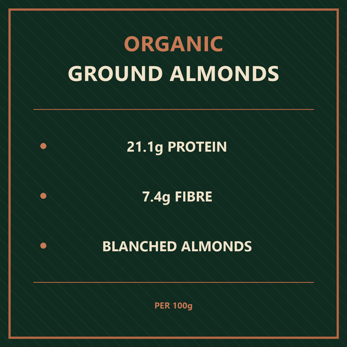 Ground almonds benefits